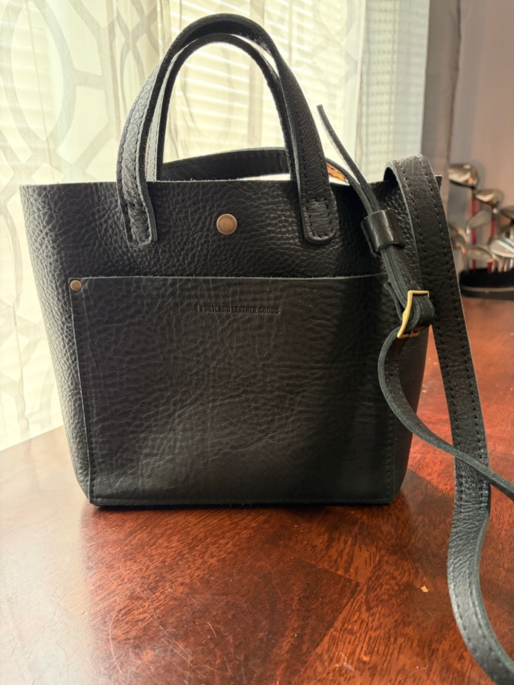 Portland Leather mini crossbody